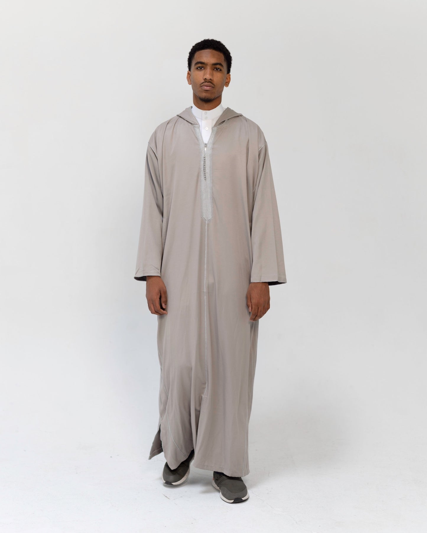 Men’s hooded Moroccan thobe