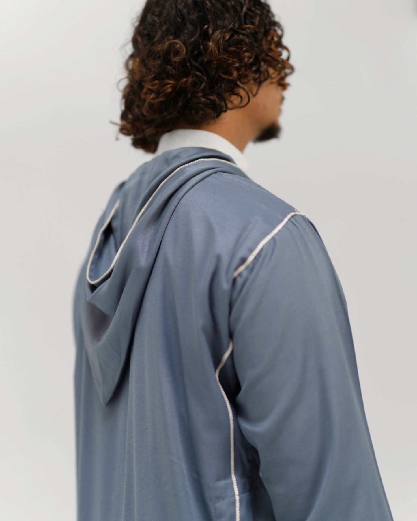 Men’s hooded Moroccan thobe
